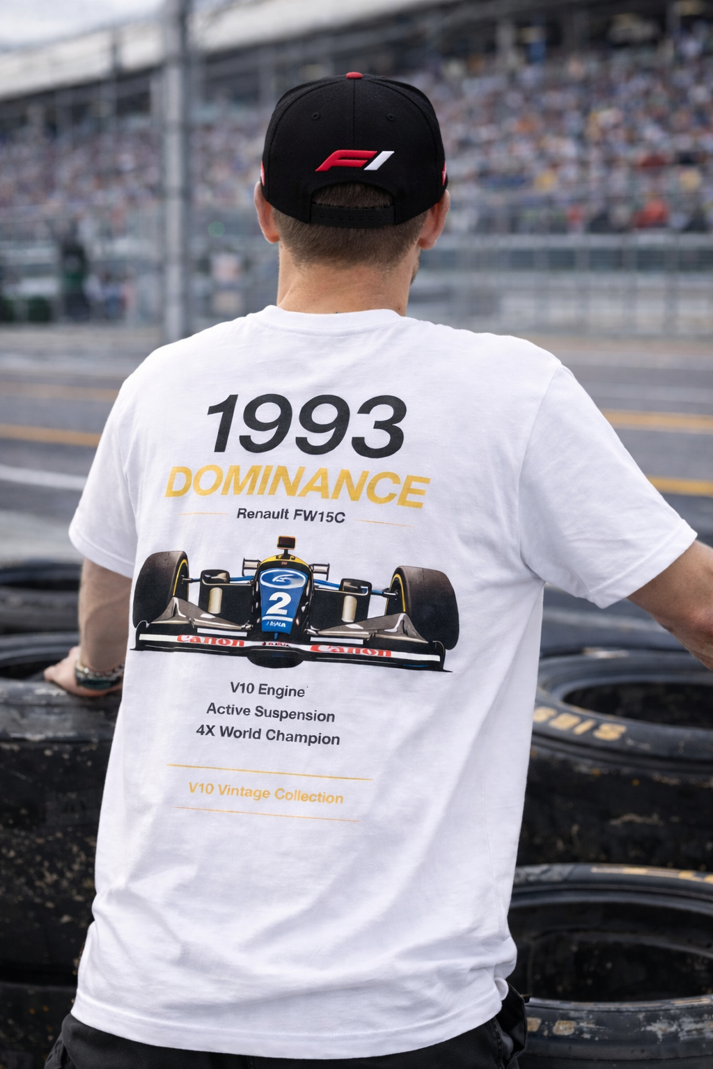 Renault FW15C Vintage Formula One Racing T-Shirt